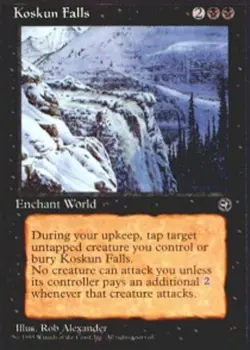 1 x Koskun Falls - Homelands - Light Play - MTG - Image 1