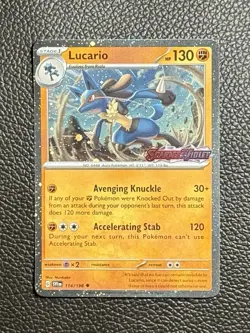 Pokemon Prismatic Evolutions Lucario Tyranitar ex Premium Stamped Promos + Jumbo - Image 4