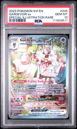 2023 POKEMON SVI EN-SCARLET & VIOLET #245 GARDEVOIR EX PSA 10 - Image 1