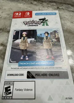 Pokemon Legends Z-A GameStop Preorder Bonus Code (Please Read Full Description) - Image 1