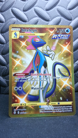 | Pokemon Inteleon 227/203 Evolving Skies Secret Gold Rare NM/M 🔥 | - Image 2