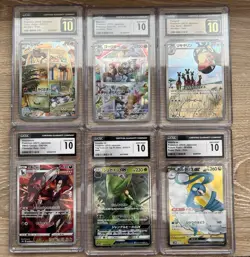 POKEMON SLAB LOT (X2 CGC Pristine 10 and X4 CGC Gem Mint Slabs) - Image 1