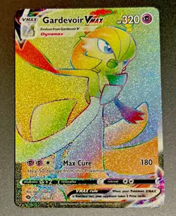 2020 Pokemon Champion’s Path Gardevoir VMAX 076/073 Rainbow Rare - NM - Image 1