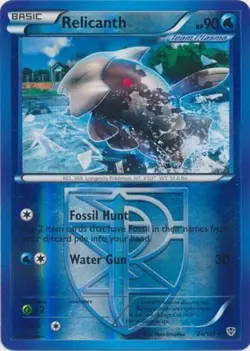 Pokemon - Relicanth - 24/101 - Reverse Holo - Plasma Blast - lightly played - Image 1