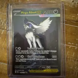 Pokemon TCG Mega Evolution Mega Absol EX SIR 180/132 NM PACK FRESH - Image 1