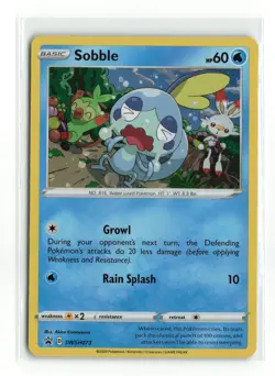 SOBBLE SWSH073 COSMOS HOLO POKEMON TCG NM-LP - Image 1