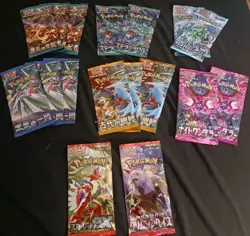 HUGE POKEMON TCG LOT OF 17 DIFFERENT SEALED PACKS SCARLET EX CRIMSON MORE WOW - Image 2