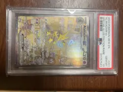 Pokemon Alakazam EX 2023 #201/165 Scarlet & Violet 151 Series PSA 10 - Image 1