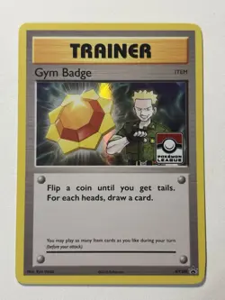 Gym Badge Lt. Surge - XY205 Black Star Promo Card (Pokemon) Holo - Image 1