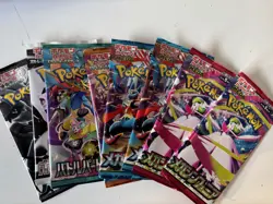 8x Pokemon Booster Pack Lot SEALED Cards! (Japanese) - Image 1
