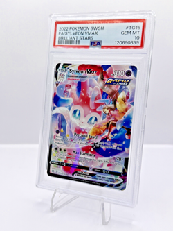 PSA 10 GEM MINT 2022 Sylveon VMAX TG15/TG30 Brillant Stars Pokemon cards TCG - Image 1