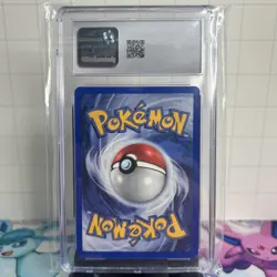CGC 9 MINT Entei 2001 Black Star Movie Promo 34 Reverse Holo Pokemon Card SWIRL - Image 2