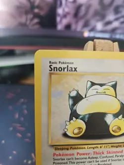 Pokemon TCG Snorlax Jungle Card 27/64 Unlimited Rare, LP Condition Non Holo - Image 2