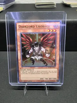 YuGiOh Card Darklord Ukoback DUSA-EN022 Ultra Rare 1st Edition NM - Image 1