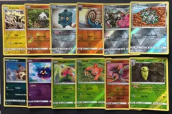 12 X Team Up SM REVERSE HOLO Pokemon Cards Bundle Hitmonlee 73/181 Cosmog - Image 1