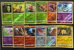 12 X Team Up SM REVERSE HOLO Pokemon Cards Bundle Hitmonlee 73/181 Kangaskhan - Image 1