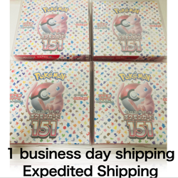 4 Boxes set Pokemon Cards Scarlet & Violet 151 sv2a Booster Sealed Box Japanese - Image 1