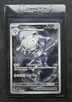 Pokemon Mega Evolution Steelix 150/132 Full Art Illustration Rare Card, NM - Image 1