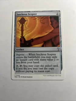 Isochron Scepter (White Border) - Mystery Booster 2 MTG Plus Bonus Rare!!! - Image 1