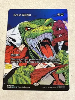 Beast Within (Borderless) Marvel Universe Eternal-Legal Foil - Image 1