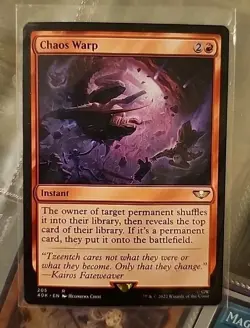 Chaos Warp NM #205 Universes Beyond: Warhammer 40,000 MTG - Image 1