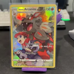 Hisuian Arcanine TG08/TG30 Lost Origin Trainer Gallery Holo Pokemon Card TCG NM - Image 1