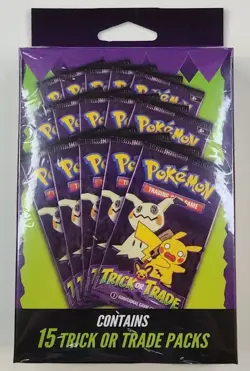 Pokemon Trick or Trade Booster Pack Set - 15 Packs 2025!! Walgreens Exclusive!! - Image 1