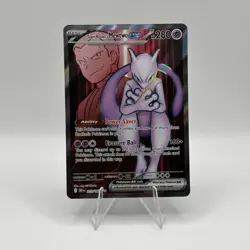 Pokemon Mewtwo EX TCG Team Rockets 213/182 Full Art Destined Rivals English MP - Image 1