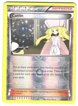 Pokemon - Caitlin - 78/101 - Reverse Holo - Plasma Blast - NM/M - Image 1