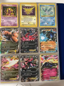 pokemon binder tcg mix of vintage, holos, and EX - Image 1