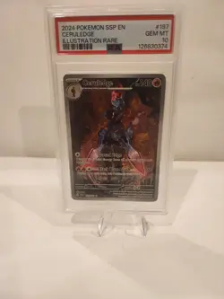 PSA 10 Ceruledge Illustration Rare IR 197/191 Surging Sparks Pokemon - Image 1