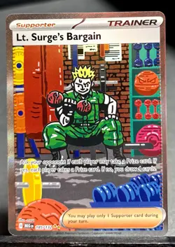 Pokemon TCG: Lt. Surge's Bargain - Mega Evolution - 185/132 - NM - Image 1
