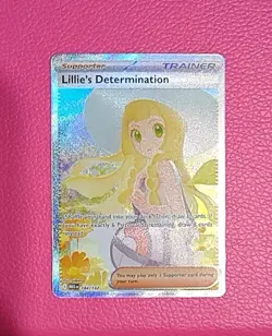 Lillie's Determination SAR 184/132 Pokemon Mega Evolutions English Centered 💫 - Image 1