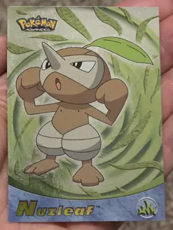 2003 Topps Pokemon Advanced Nuzleaf #61 Holo NM - Image 1