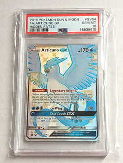 Articuno GX SV54/SV94 Hidden Fates Shiny Vault 🔥 PSA 10 Gem Mint 2019 Pokemon - Image 1
