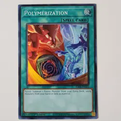 Polymerization (B) (Hero Art) - RA03-EN051 - NM - Super Rare - 1st ed - Yugioh - Image 1