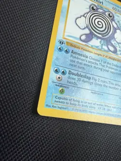 Pokemon Poliwhirl 38/102 1st Edition Shadowless Base Set Card Unplayed Near Mint - Image 2