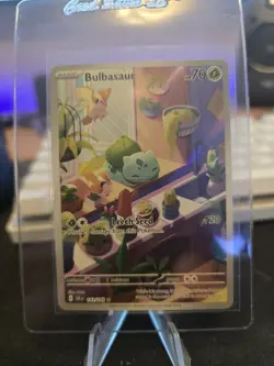Pokemon TCG Stellar Crown Bulbasaur Holo Rare Card 143/142 Sv07 - Image 3