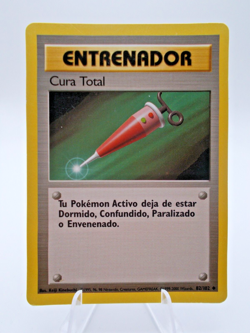 Pokemon Card - 1999 - Base Set - Spanish - 82/102 - Full Heal - Cura Total - Image 1