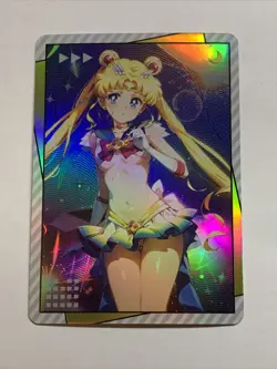 Sailor Moon Girl Sexy ACG Waifu Card Holo Anime Yugioh Art Doujin Cute Crystal - Image 1