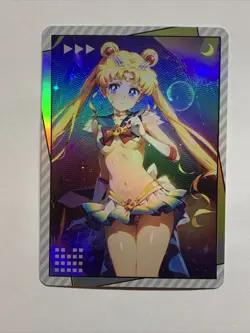 Sailor Moon Girl Sexy ACG Waifu Card Holo Anime Yugioh Art Doujin Cute Crystal - Image 5