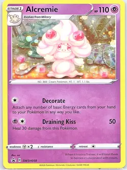 Alcremie SWSH058 Holo SWSH: Sword & Shield Promo Cards - Pokemon Card - NM - Image 1