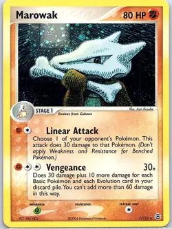 Marowak 7/112 Holo FireRed & LeafGreen - Pokemon Card - NM - Image 1