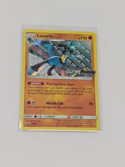 Lucario SM95 Ultra Prism - SM Black Star Promos - LP Lightly Played Pokemon Card - Image 1