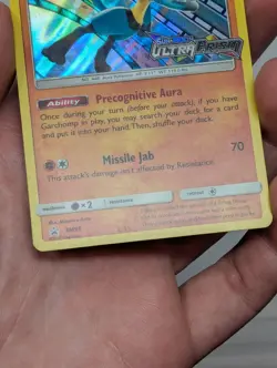 Lucario SM95 Ultra Prism - SM Black Star Promos - LP Lightly Played Pokemon Card - Image 4