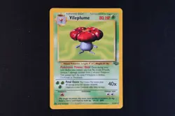 Vileplume 31/64 Non Holo Rare Pokemon TCG Card Vintage Jungle 1999 Light Play - Image 1