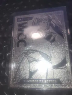 Otaku Box Limited Edition Collectible Metal Card Thunder Priestess - Image 4