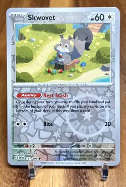 Skwovet 151/198 SV1 Scarlet & Violet Base Reverse Holo Pokemon Card NM - Image 1