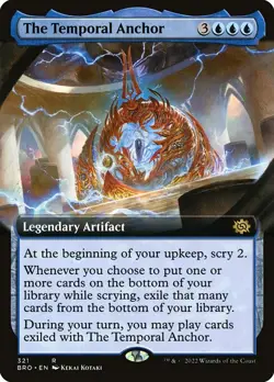 The Temporal Anchor Extended Art Foil - The Brothers' War MTG-NM - Image 1