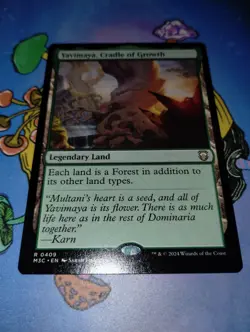 1x Yavimaya, Cradle of Growth - M3C 0409 - Modern Horizons 3 - Rare - MTG - Image 1
